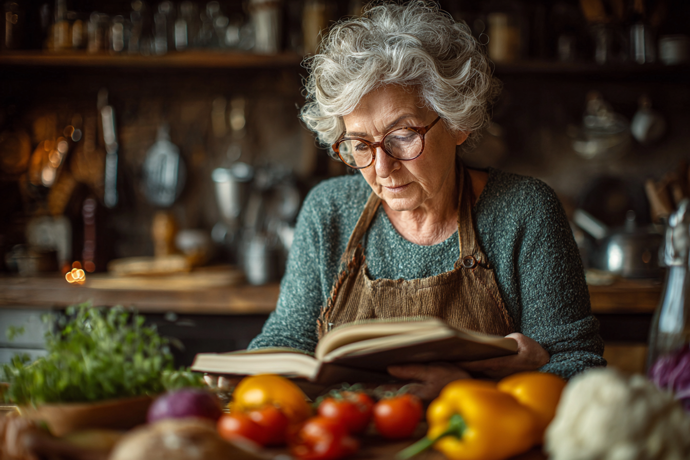 Дієтолог консультує літню жінку щодо здорового харчування
